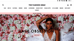 What Thefashionbible.co.uk website looked like in 2020 (4 years ago)