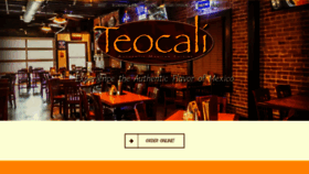 What Teocali.com website looked like in 2020 (4 years ago)