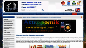 What Telescopes-direct.com website looked like in 2020 (4 years ago)