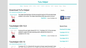 What Tutuhelper.com website looked like in 2020 (4 years ago)