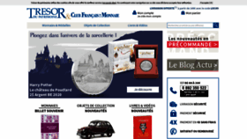 What Tresordupatrimoine.fr website looked like in 2020 (4 years ago)