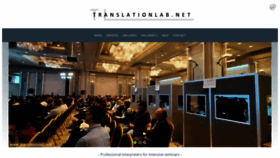 What Translationlab.net website looked like in 2020 (4 years ago)