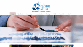 What Theclayfulartist.com website looked like in 2020 (4 years ago)