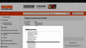 What Test.masuma.ru website looked like in 2020 (4 years ago)