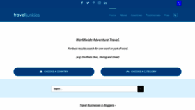What Traveljunkies.com website looked like in 2020 (4 years ago)