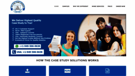 What Thecasestudysolutions.com website looked like in 2020 (4 years ago)
