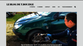What Theobouzige.com website looked like in 2020 (4 years ago)
