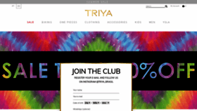 What Triya.com website looked like in 2020 (4 years ago)