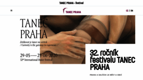 What Tanecpraha.cz website looked like in 2020 (4 years ago)