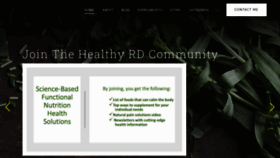 What Thehealthyrd.com website looked like in 2020 (4 years ago)
