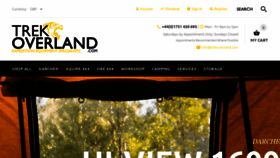 What Trekoverland.com website looked like in 2020 (4 years ago)
