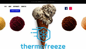 What Thermofreeze.com.au website looked like in 2020 (4 years ago)