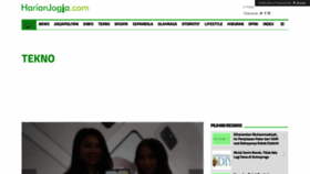 What Tekno.harianjogja.com website looked like in 2020 (4 years ago)