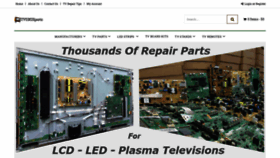 What Tvtechparts.com website looked like in 2020 (4 years ago)