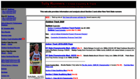 What Tullyrunners.com website looked like in 2020 (4 years ago)