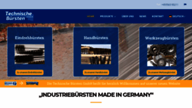 What Technische-buersten.de website looked like in 2020 (4 years ago)