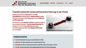 What Transformationale-fuehrung.com website looked like in 2020 (4 years ago)