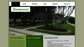 What Townewest.com website looked like in 2020 (4 years ago)