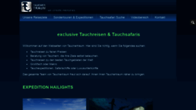 What Tauchertraum.com website looked like in 2020 (4 years ago)