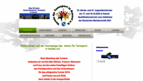 What Tanzsport-kassel.de website looked like in 2020 (4 years ago)