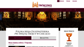 What Trojcowo.com website looked like in 2020 (4 years ago)