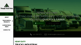What Triangletruckparts.com website looked like in 2020 (4 years ago)