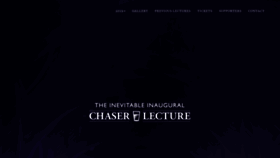 What Thechaserlecture.com website looked like in 2020 (4 years ago)