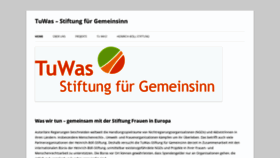 What Tuwasstiftung.de website looked like in 2020 (4 years ago)