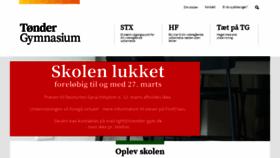 What Toender-gym.dk website looked like in 2020 (4 years ago)