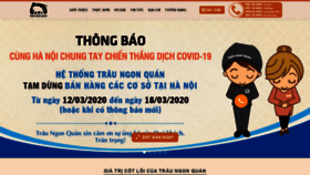 What Traungonquan.vn website looked like in 2020 (4 years ago)