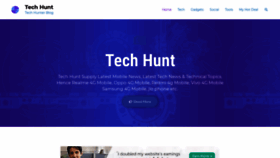 What Techhunt.co.in website looked like in 2020 (4 years ago)