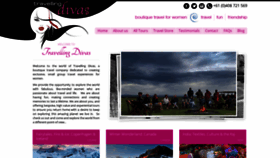 What Travellingdivas.com website looked like in 2020 (4 years ago)