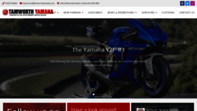 What Tamworthyamaha.com website looked like in 2020 (4 years ago)