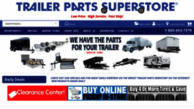 What Trailerpartssuperstore.com website looked like in 2020 (4 years ago)