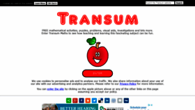 What Transum.com website looked like in 2020 (4 years ago)