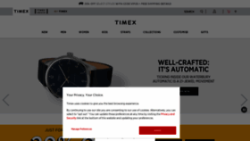 What Timex.co.uk website looked like in 2020 (4 years ago)