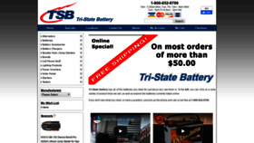 What Tristatebattery.com website looked like in 2020 (4 years ago)