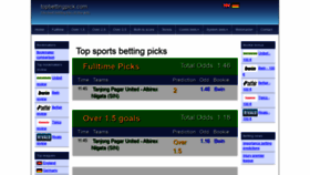 What Topbettingpick.com website looked like in 2020 (4 years ago)