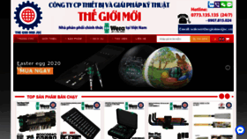 What Thegioimoijsc.com website looked like in 2020 (4 years ago)
