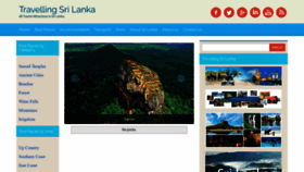 What Travellingsrilanka.com website looked like in 2020 (4 years ago)