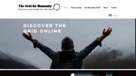What Thegridforhumanity.com website looked like in 2020 (5 years ago)