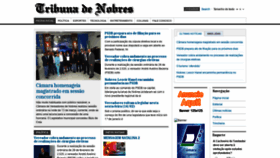 What Tribunadenobres.com.br website looked like in 2020 (4 years ago)