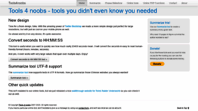 What Tools4noobs.com website looked like in 2020 (4 years ago)