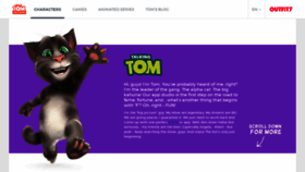 What Talkingtomcat.com website looked like in 2020 (4 years ago)