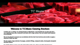 What Tcmeats.co.uk website looked like in 2020 (4 years ago)