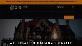 What Thecastle.ca website looked like in 2020 (4 years ago)