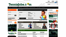 What Tennisjobs.com website looked like in 2020 (4 years ago)