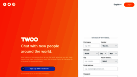 What Twoo.com website looked like in 2020 (4 years ago)