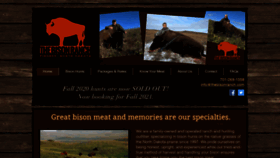 What Thebisonranch.com website looked like in 2020 (4 years ago)