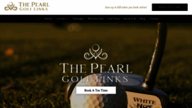 What Thepearlgolf.com website looked like in 2020 (4 years ago)